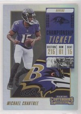 2018 Panini Contenders Championship Ticket /99 Michael Crabtree #91 8k4