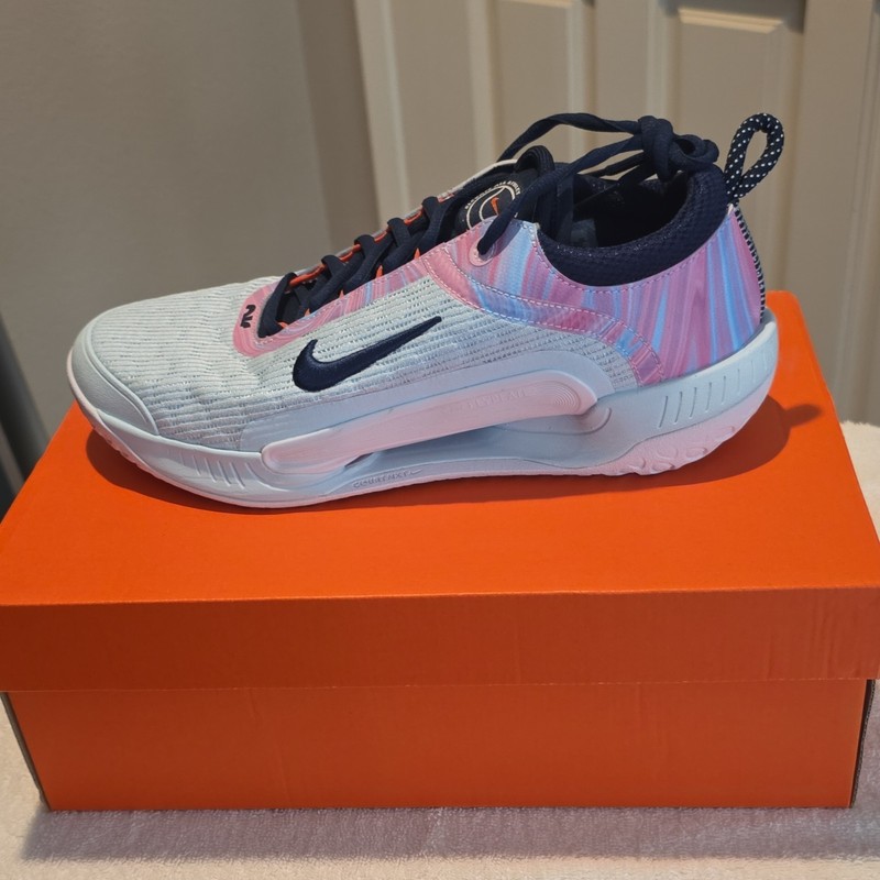 Nike Zoom Court NXT HC Men's Tennis Shoes Glacier Blue/Midnight Navy 9.5 M