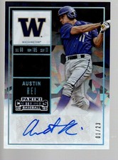 2015 Panini Contenders College Ticket Auto Var Cracked Ice #27 Austin Rei 1/23