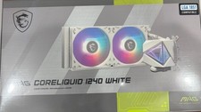 New-sealed-MSI MAG Coreliquid 1240 White Liquid CPU Cooler, 2 120mm ARGB