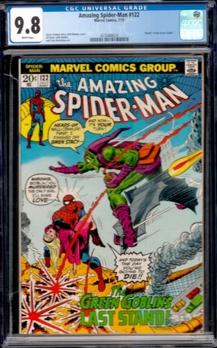 Amazing Spider-Man #122 Marvel Comics 1973 Death Of Green Goblin CGC 9.8