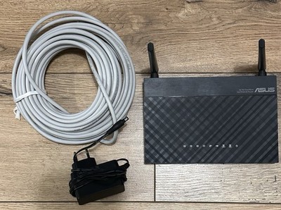 ASUS RT-AC51U AC750 WLAN Router Dual-Band 2,4 GHz/5 GHz Ethernet schwarz