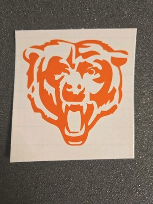 1 Aufkleber Chicago Bears, Vinyl, 6x6cm
