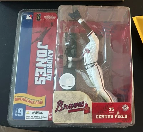 McFarlane Toys MLB Series 9 Andruw Jones Braves Baseball Figure with Custom Base