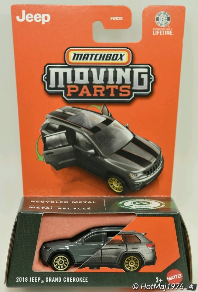 MATCHBOX JEEP GRAND CHEROKEE 2018 - MOVING PARTS 50/50 - 2026 - - Photo 1/4