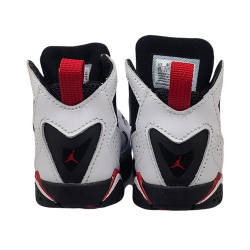 Jordan True Flight 343797-100 Toddler White/Black-Varsity Red Size 4C - Picture 9 of 10