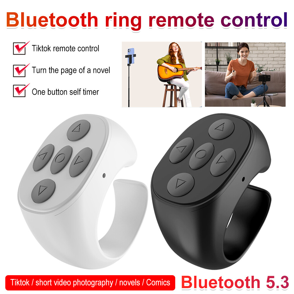 Fingertip Wireless Bluetooth Remote Control TikTok Scrolling Ring