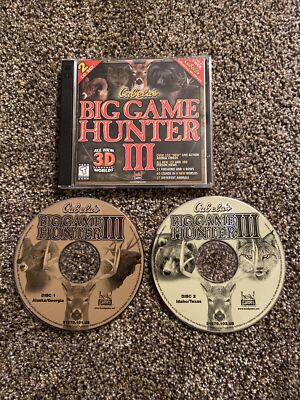 1999 Cabela's Big Game Hunter 3 III for PC * Worldwide shipping