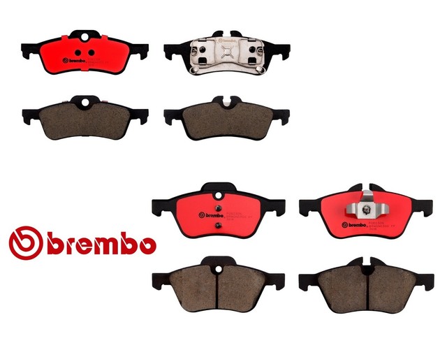 Brembo Front and Rear NAO Ceramic Disc Brake Pads Kit For Mini Cooper