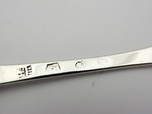 Very rare NORWICH SILVER TREFID SPOON, 1697 Elizabeth Haselwood LADY SILVERSMITH - Picture 6 of 9