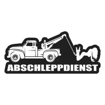 Aufkleber Wetterfest Abschleppdienst LKW Werkstatt Autoservice abschleppen PKW