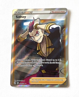 Sidney 264/264 Full Art Trainer Fusion Strike Pokemon Card NM | eBay