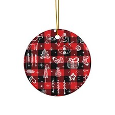Ceramic Ornament, 4 Shapes