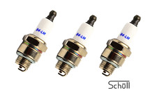 3X Bougie Pour B4LM J19LM Briggs Stratton Sabo Wolf Tondeuse Pompe Motoculteur