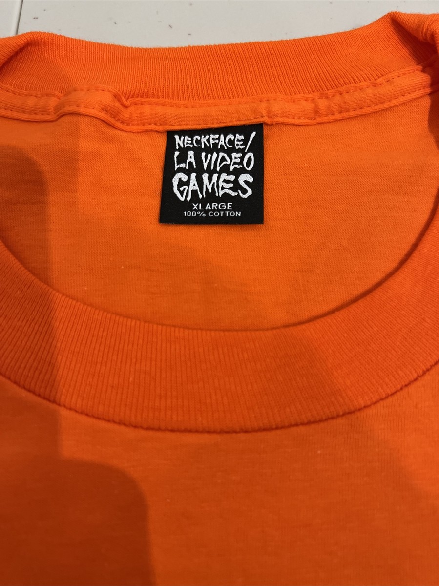 La Video Games Nasty Neckface Shirt Orange | eBay