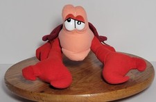 Disney Little Mermaid Sebastian the Crab Red Plush Stuffed Toy