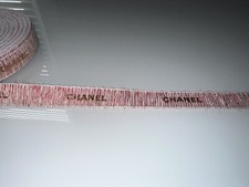 100 Genuine CHANEL Ribbon 2 Yard 6 Feet PINK Valentine  s Day Holidays RARE GIFT