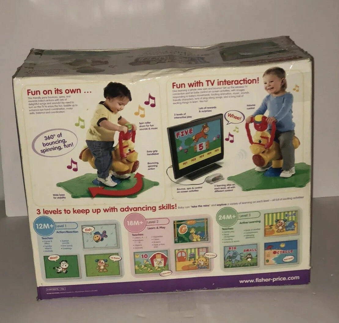 Fisher price smart bounce and spin pony sales