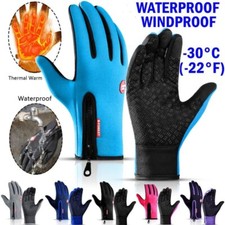 Winter Gloves Touchscreen Windproof Fleece Thermal Work Gloves for Cold Weather