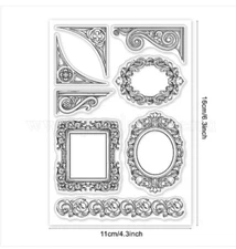 Retro Frame Clear stamps card NEW Free Shipping