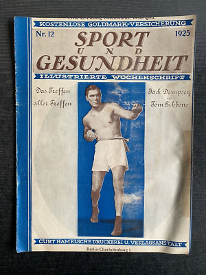 Sport und Gesundheit 1925 mit Endspiel Bundespokal (Pokal des DFB) in Hamburg