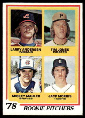 1978 Topps #703 Larry Andersen / Tim Jones / Mickey Mahler /Jack Morris
