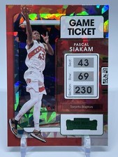2021-22 Panini Contenders Pascal Siakam #31 Green Cracked Ice Ticket