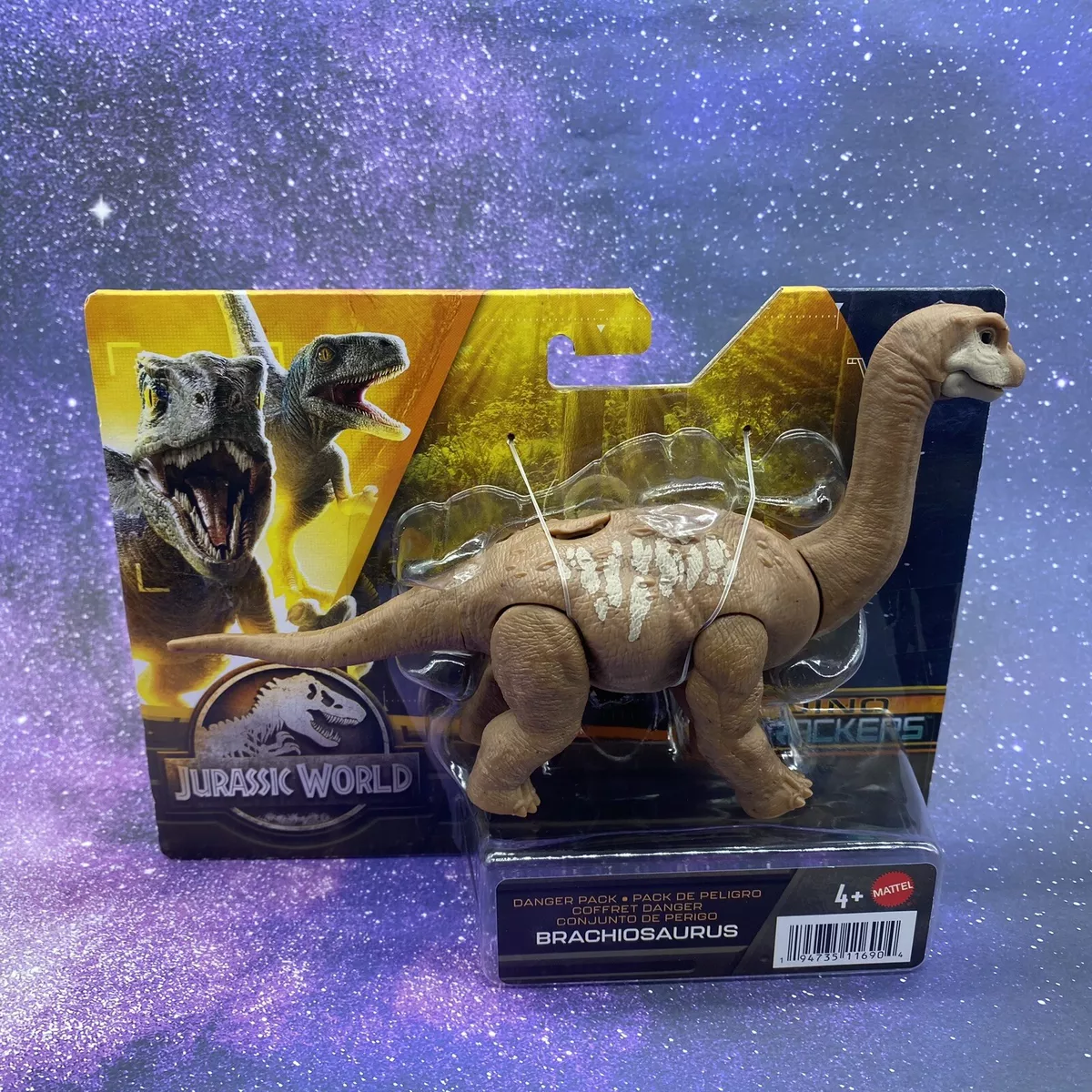 Dinossauro Jurassic World Brachiosaurus Pacote Selvagem Dino