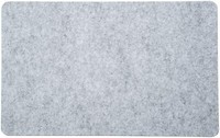 Kesper Platzset Tischset Filz 45X30Cm Hellgrau Rechteckig 77641