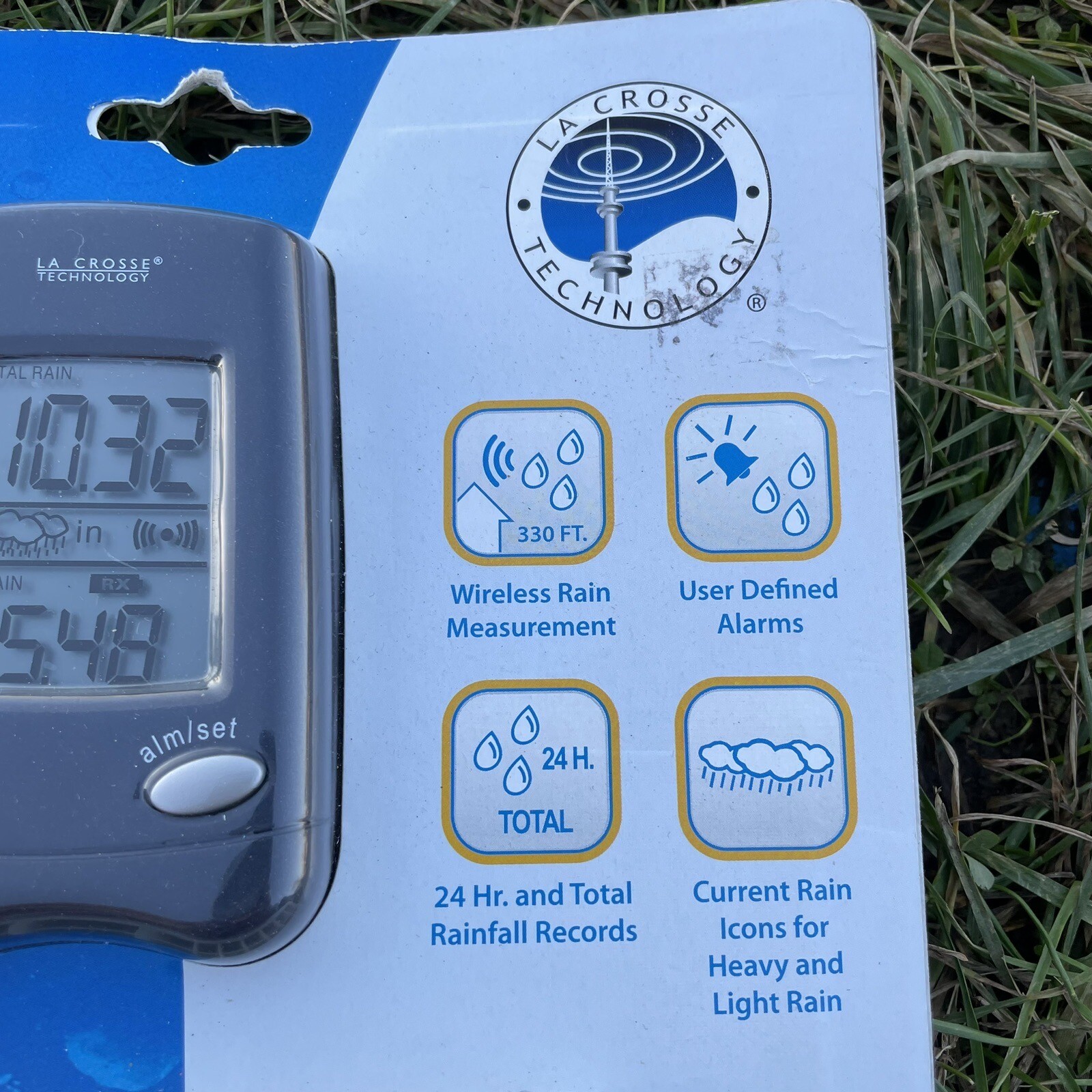 La Crosse Technology Ws9004uitcpb Wireless Rain Gauge for sale online