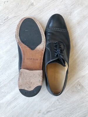 Cole Haan Grand OS Black Leather Cambridge Cap Toe Oxford  display picture 1