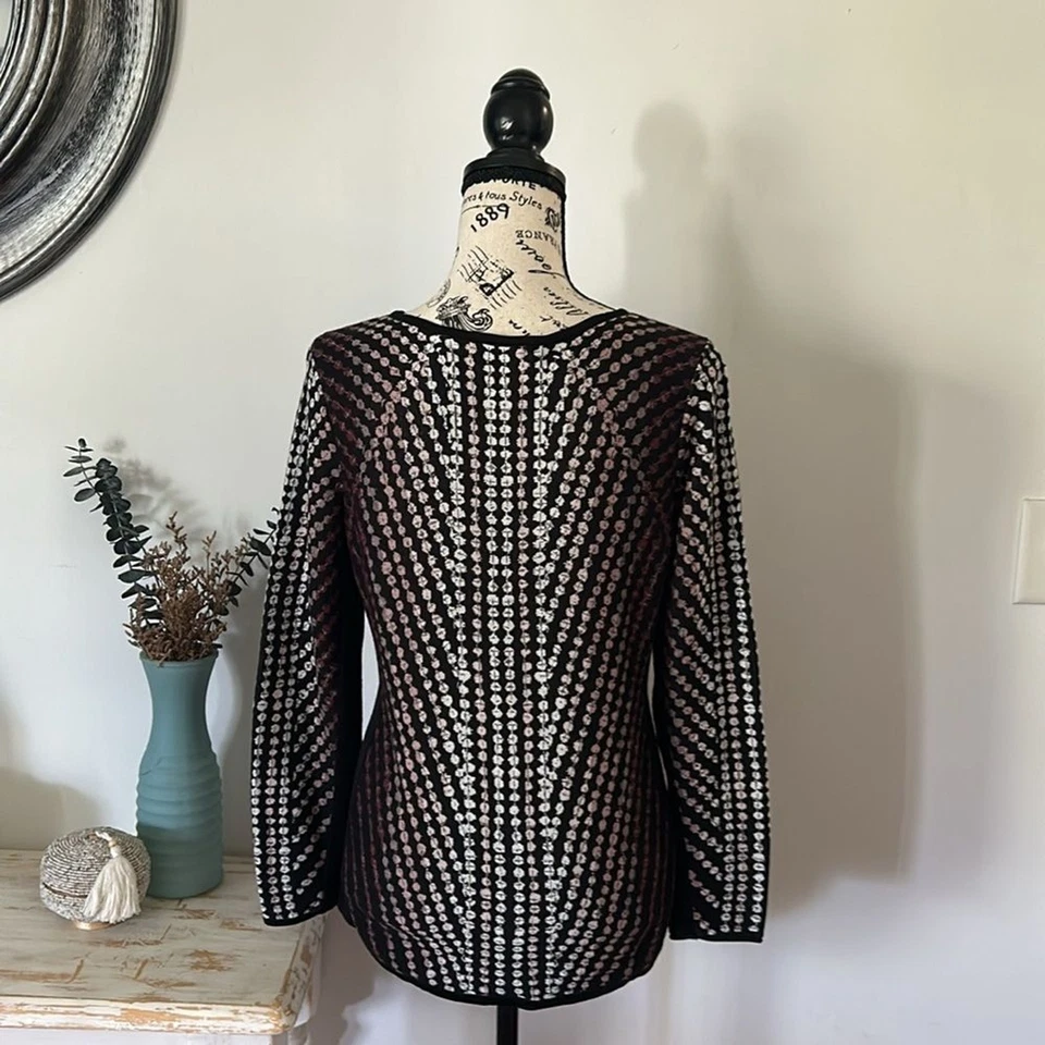 Suéter Top Ligero Estampado Nic+Zoe Para Mujer Talla PS Foto 4 de 4