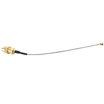 HQRP Cable / adaptador SMA hembra a IPEX (UFL) para antenas inalámbricos WiFi