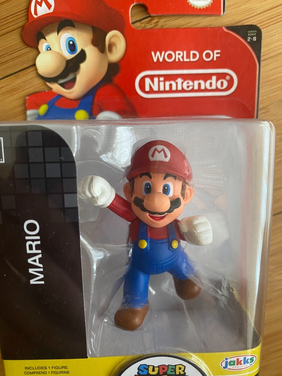 BNIB World Of Nintendo Super Mario Figura De Acción JAKKS Pacific 2.5 Pulgadas