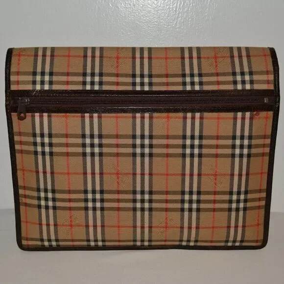 Vintage Burberry Nova Check Clutch BAG | eBay