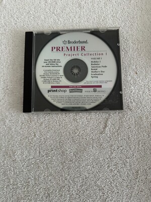 Broderbund Premier Project Collection I Volume 1 Win 98/2000/Me/XP