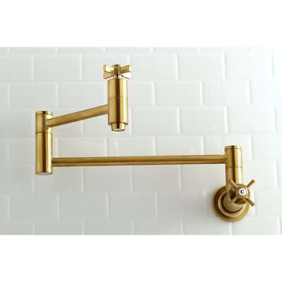 Kingston Brass KS8103ZX Millennium Wall Mount Pot Filler Kitchen