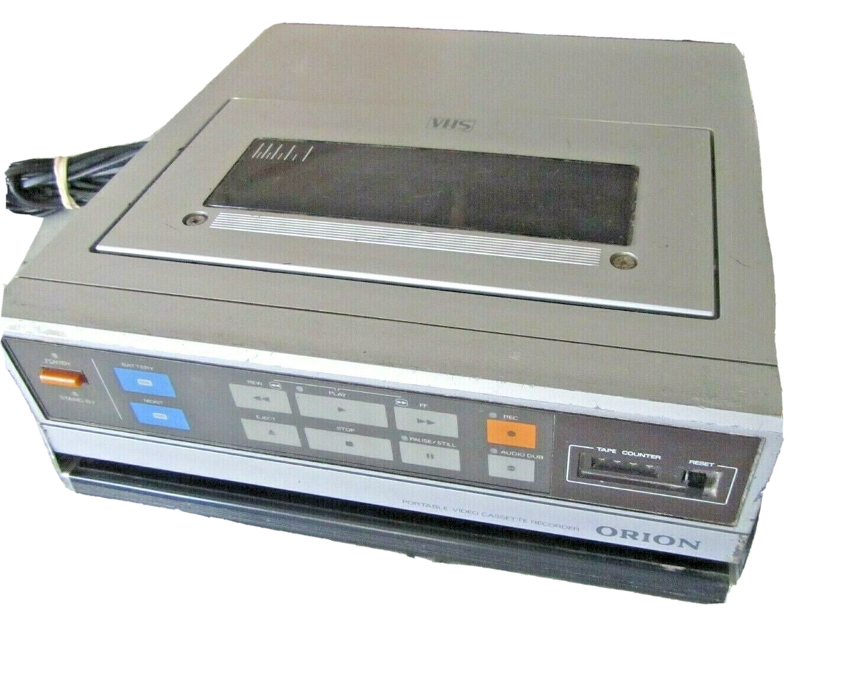ORION VP-10 PAL Portable VCR + AC Adaptor AD-10E | eBay