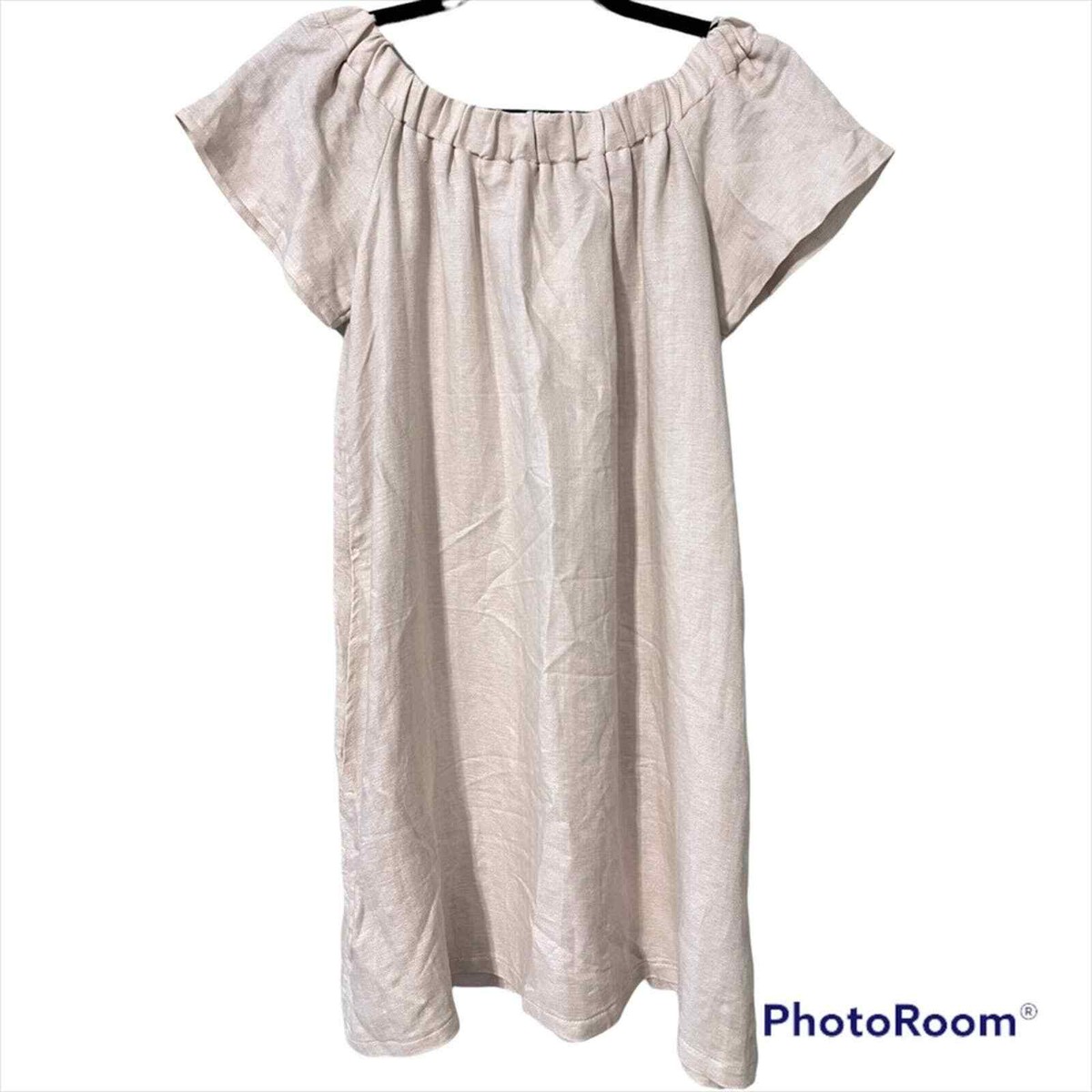 market neutral small womens off shoulder dress linen blend w/pockets not lined | eBay market neutral small womens off shoulder dress linen blend w/pockets not lined | eBay