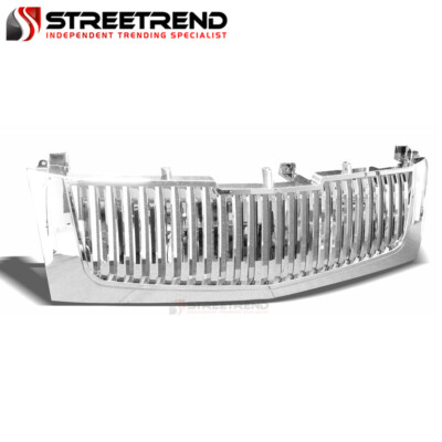 Black Mesh Front Bumper Grille For 2007-2013 Cadillac Escalade (Badgeless) 6 thumbnail image