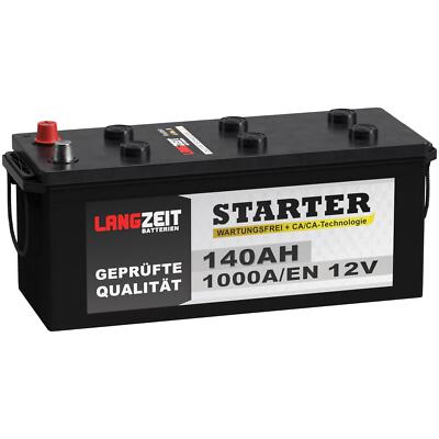 Langzeit LKW Batterie 140AH 12V Starterbatterie statt 120AH 125AH 135AH Traktor
