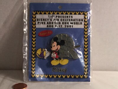 Disney Mickey Mouse Epcot Celebration Puppet Pin with Figment- August 9 ...
