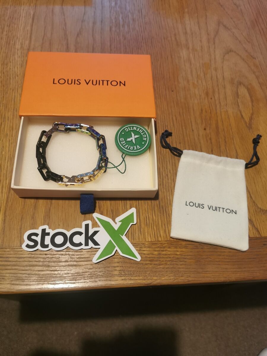 🔥LOUIS VUITTON ✨ Pre-owned Chain Bracelet Engraved 🔥LOUIS VUITTON ✨ Pre-owned Chain Bracelet Engraved