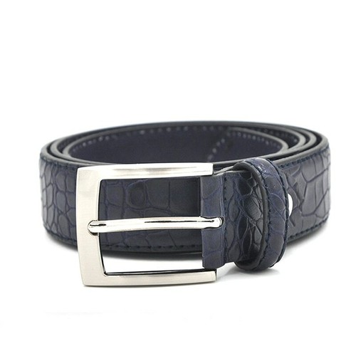 Herren Mode Gürtel Kunst Krokodil Muster Leder Luxus Designer Zubehör - Bild 7 von 11