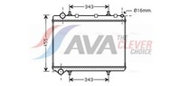 MotorküHler WasserküHler ** Clever FIT ** AVA Clever Choice PE2259 FüR CitroËN 1