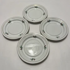 Holiday Hostess Tienshan Tea Plate Holly Christmas