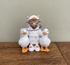 NEXT Ornament Hamish Highland Cow And Duck Friends Bathrobe Sippers ducks - BNWT