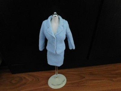 Franklin Mint Princess Diana Vinyl 16 Inch Vinyl Doll  Chanel Blue Suit ONLY