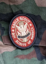 Eagle Scout Patch In Subdued Tactical Colors: Morale Patch, OCP