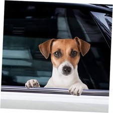2pcs Jack Russell Terrier Vinylar Decal 5.12" High, Energetic Small Dog C